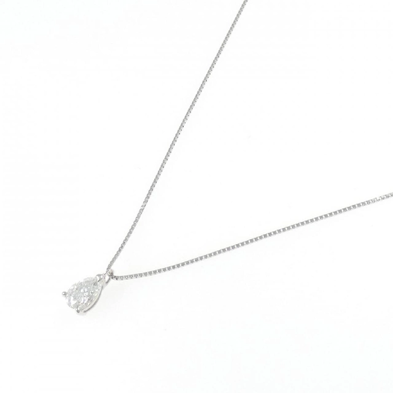 Dây chuyền kim cương PT900/PT850 0.651CT D SI1 hình giọt nước - Hàng hiệu Authentic 873284