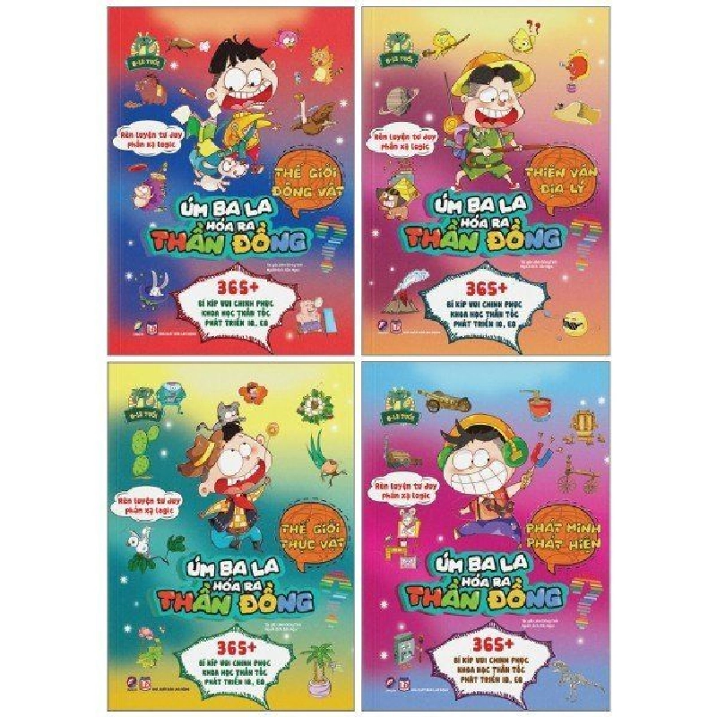 Úm ba la hoá ra thần đồng - Combo 2 (4 tập phát minh - động vật - thực vật - thiên văn) - - LINHLANBOOKS - Sách Mẹ và bé 712949