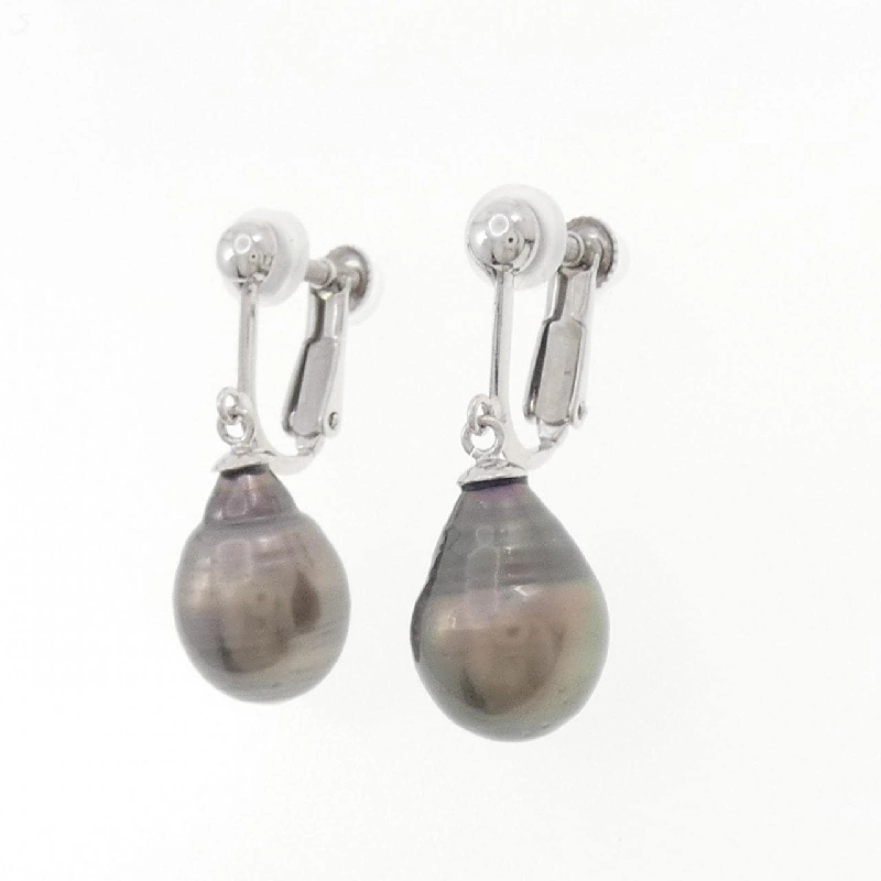 K14WG Bông tai ngọc trai đen - Hàng hiệu Authentic 872771