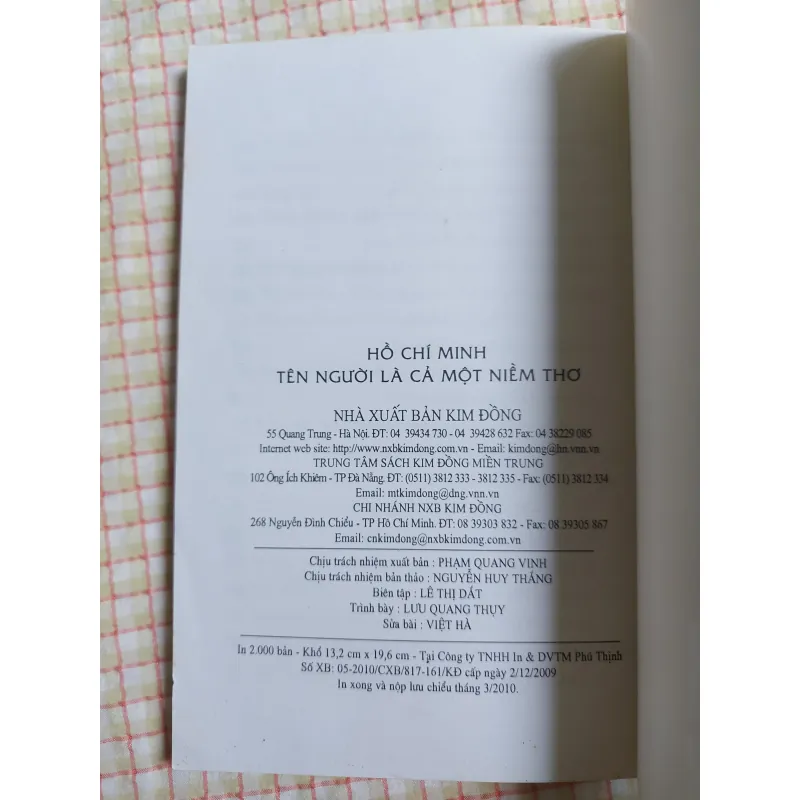 HỒ CHÍ MINH - TÊN NGƯỜI LÀ CẢ MỘT NIỀM THƠ 961634