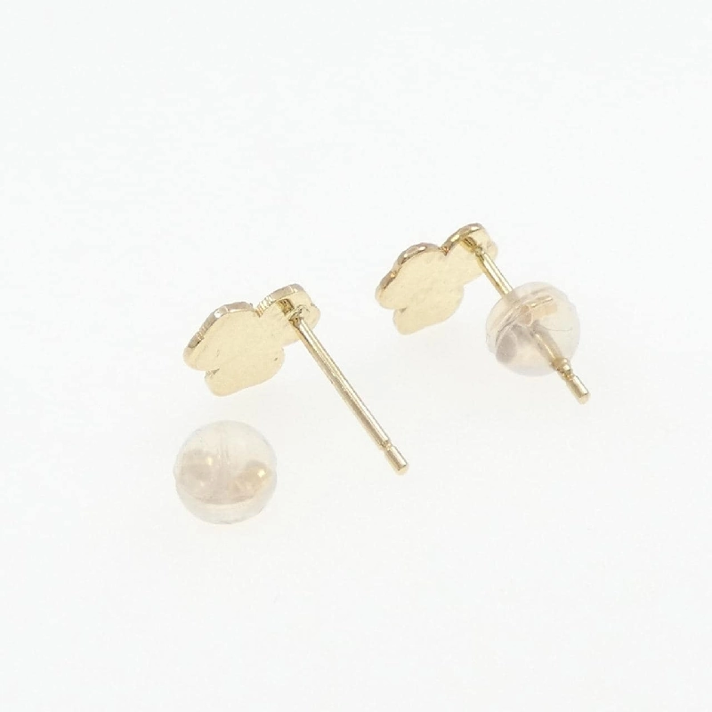 K18YG Bông tai hình cỏ - Hàng hiệu Chính hãng 868582