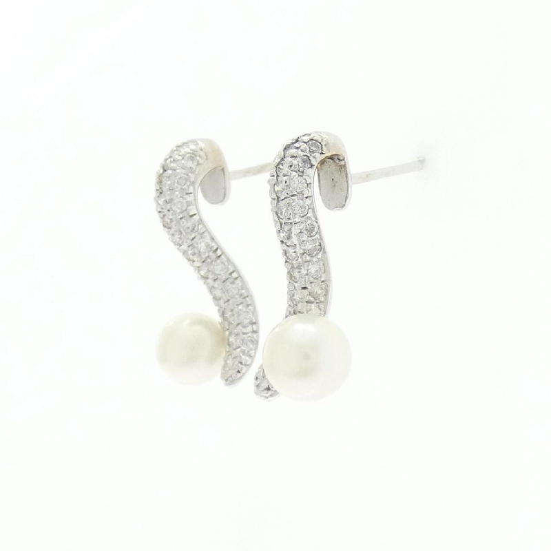 K18WG Bông tai ngọc trai Akoya 6.0mm - Hàng hiệu Chính hãng 867222