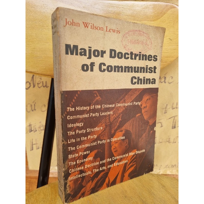 MAJOR DOCTRINE OF COMMUNIST CHINA - JOHN WILSON LEWIS 120293