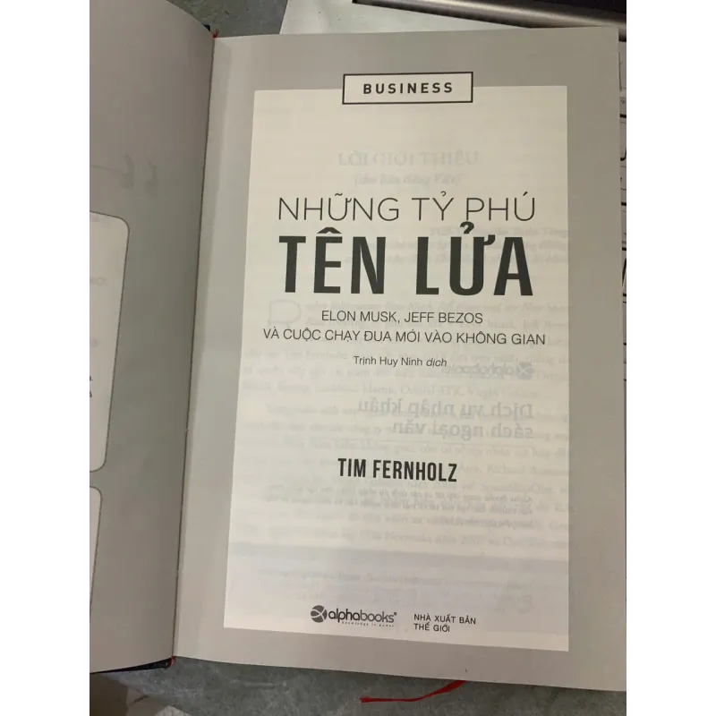 ROCKET BILLIONAIRES: NHỮNG TỶ PHÚ TÊN LỬA - TIM FERNHOLZ 740745