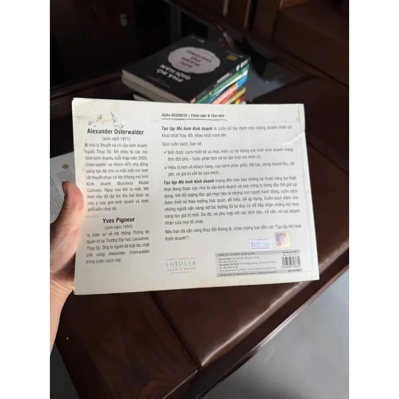BUSINESS MODEL GENERATION – TẠO LẬP MÔ HÌNH KINH DOANH | Sách kinh doanh kinh điển- K4 1023604