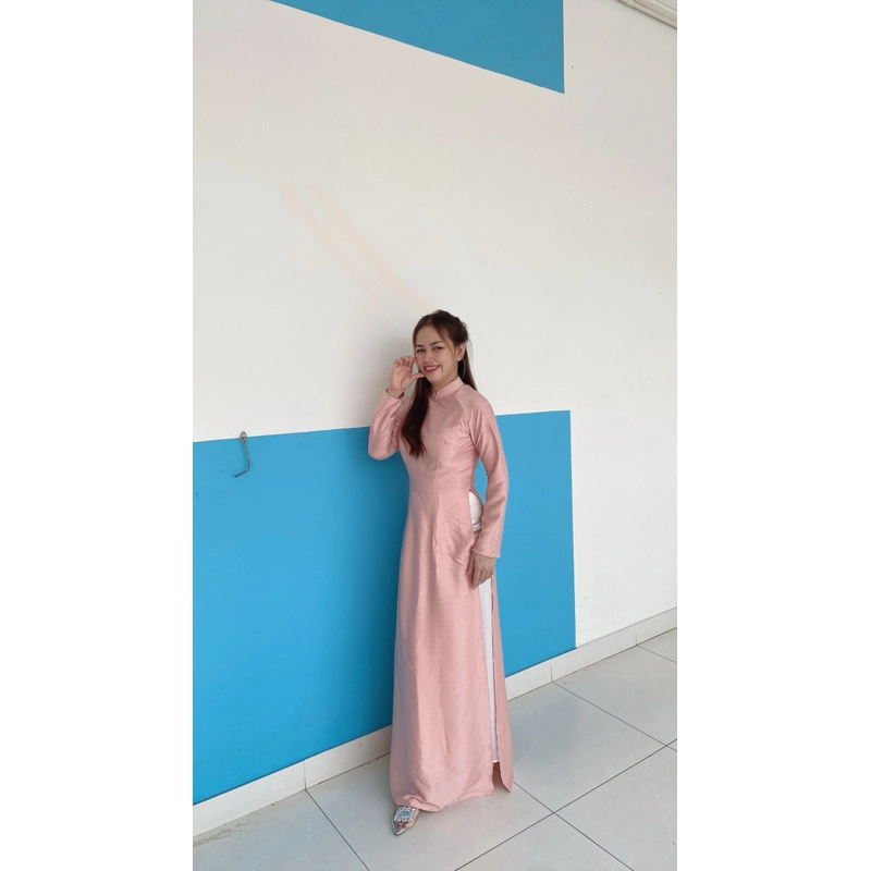 Áo dài vân gỗ  479555