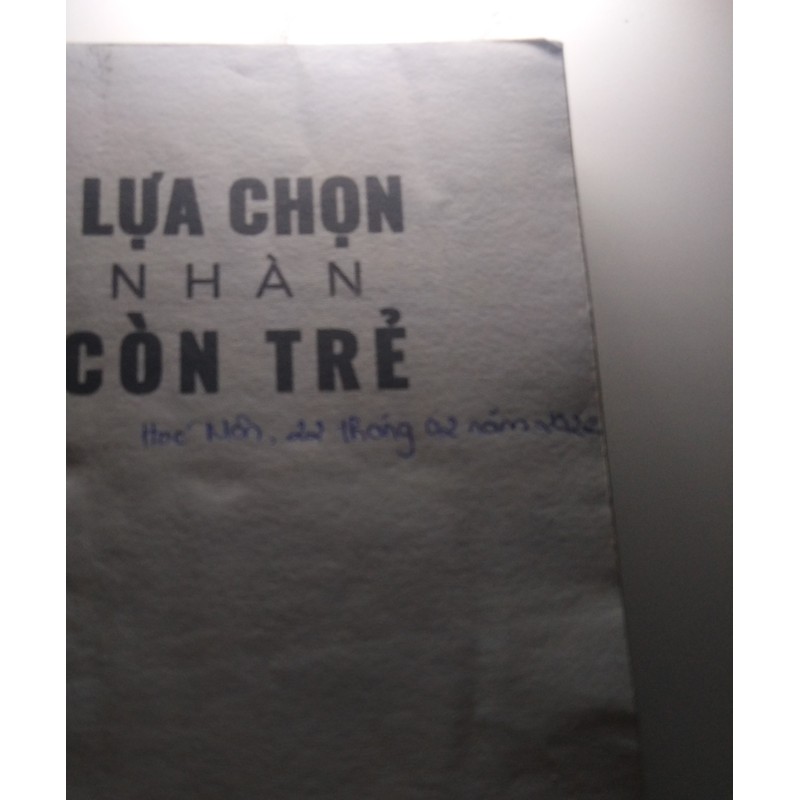 Đừng lựa chọn an nhàn khi còn trẻ 187018