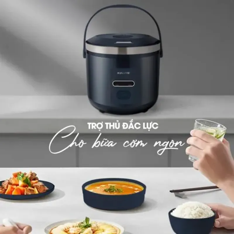 Nồi cơm điện Kalite KRC8218 dung tích 1.8L đa chức năng, cơm ngon trọn vị, chính hãng 100% 572907