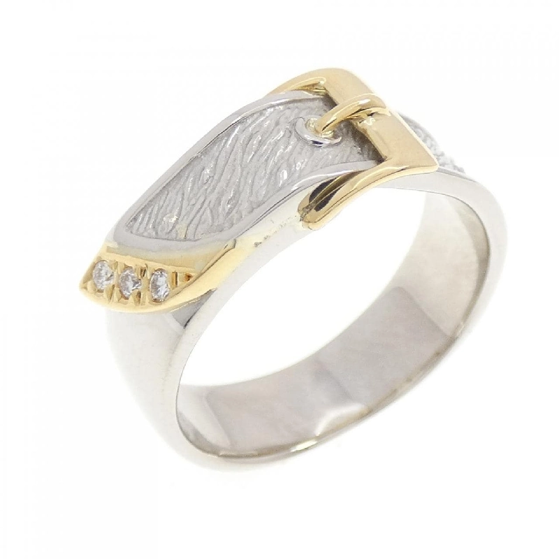 Nhẫn kim cương PT900/K18YG 0.03CT 671923