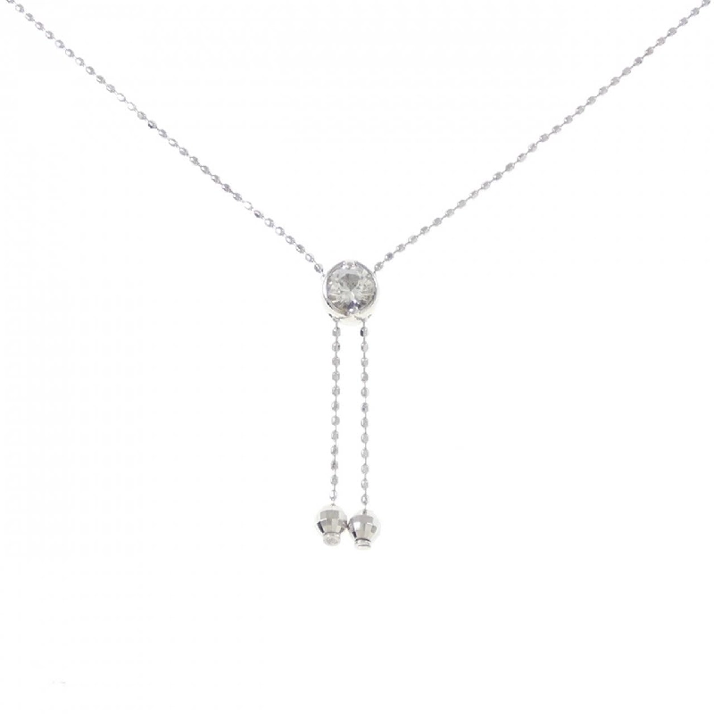 K14WG Đá Topaz Trắng Dây Chuyền 0.25CT - Hàng hiệu Chính hãng 865817