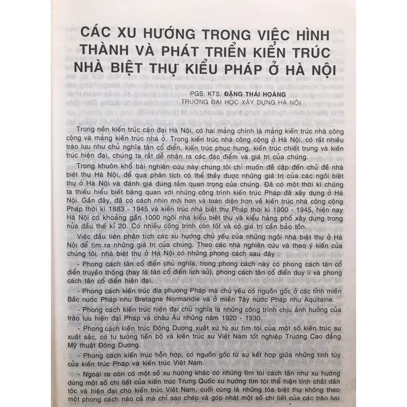 BẢO TỒN DI SẢN KIẾN TRÚC HÀ NỘI 455723