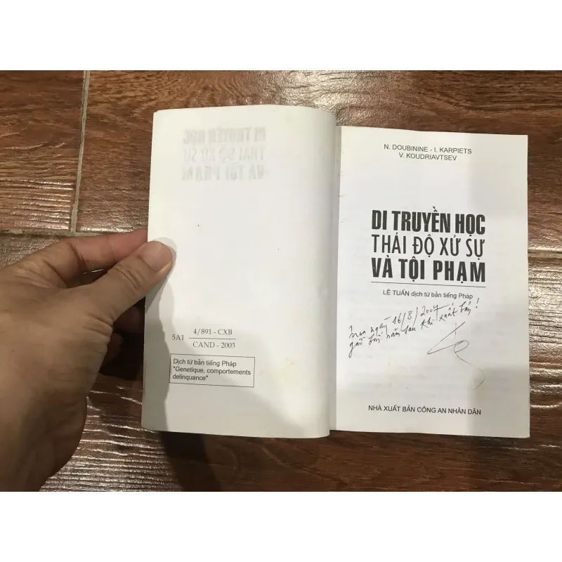 Di truyền học thái độ xử sự và tội phạm (7) 1006558