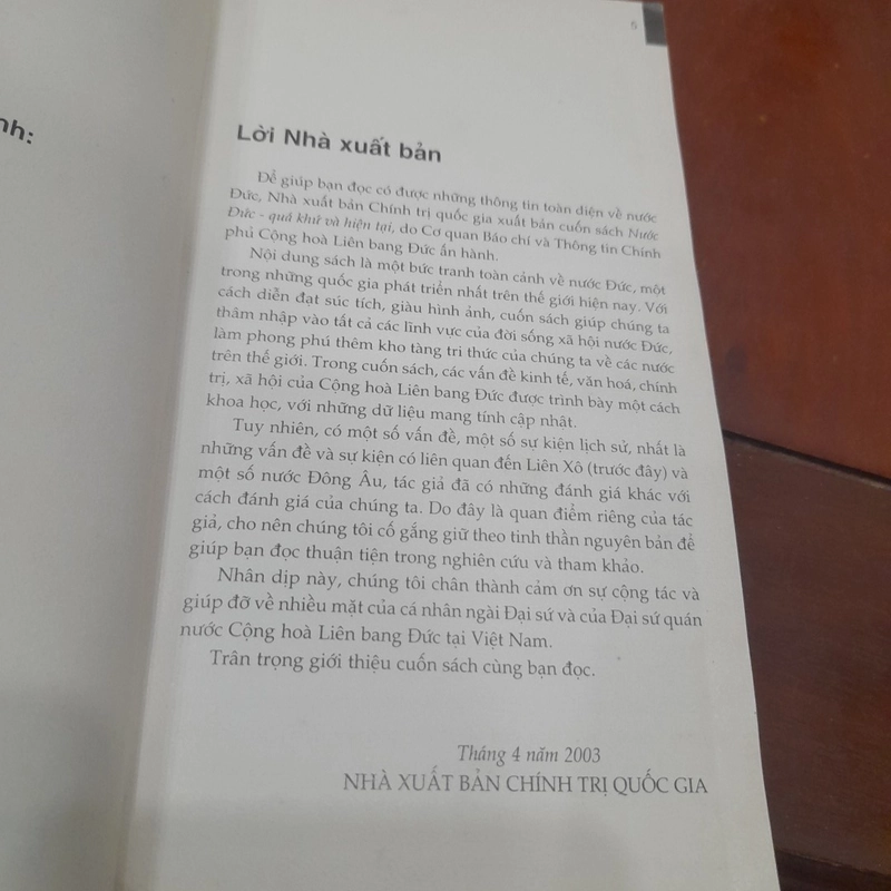 Nước ĐỨC, Quá khứ và Hiện tại 474721