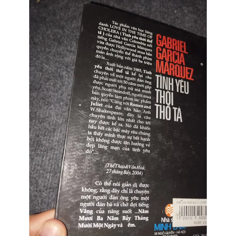 TÌNH YÊU THỜI THỔ TẢ - GABRIEL GARCIA MÁRQUEZ 991092