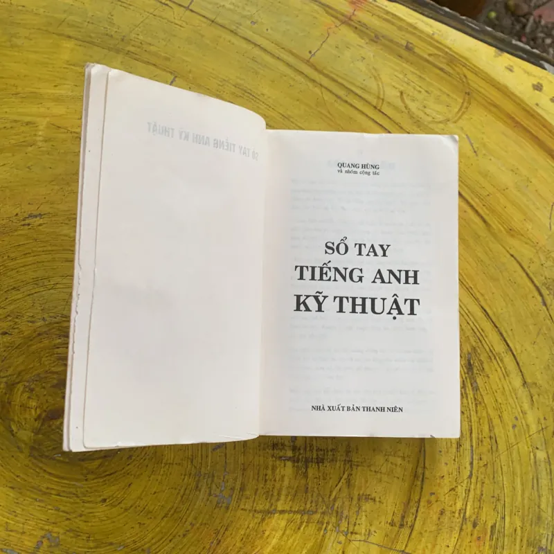 SỔ TAY TIẾNG ANH KỸ THUẬT - Nguyễn Ngọc Ánh & Quang Hùng 958081