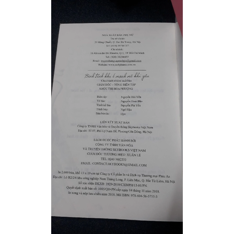 Bình tĩnh khi ế mạnh mẽ khi yêu 2018 - Ellen Fein & Sherrie Schneider new 90% HCM1906 911693