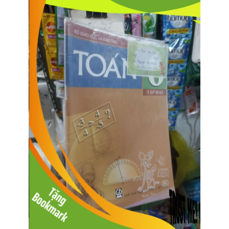 (TẶNG BOOKMARK) Toán 6 tập hai 2016 mới 80% Giáo khoa RBK2702 954135