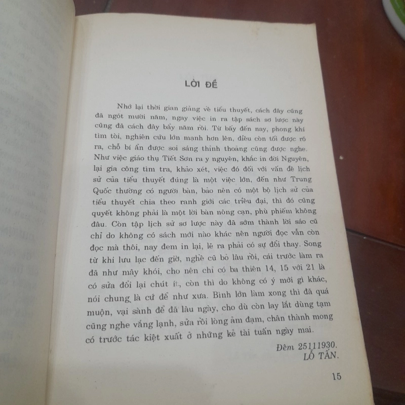 LỖ TẤN - Sơ lược lịch sử Tiều thuyết Trung Quốc 531091