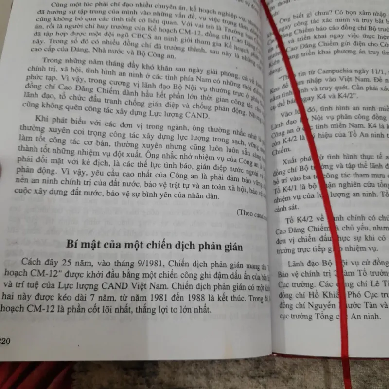 Các vị tướng CÔNG AN NHÂN DÂN- Khí phách và Những chiến công. Bs. Quý Long & Kim Thư 788597