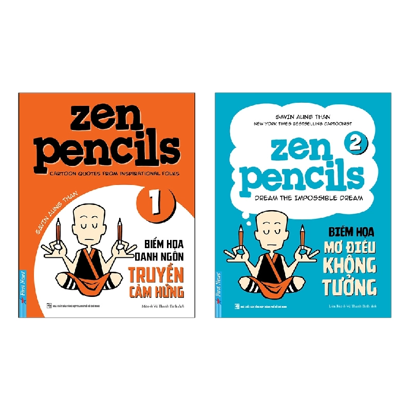 Zen Pencils - Biếm Họa Danh Ngôn Truyền Cảm Hứng (Bộ 2 Tập) - Gavin Aling Than ASB.PO Oreka Blogmeo 230225 515840