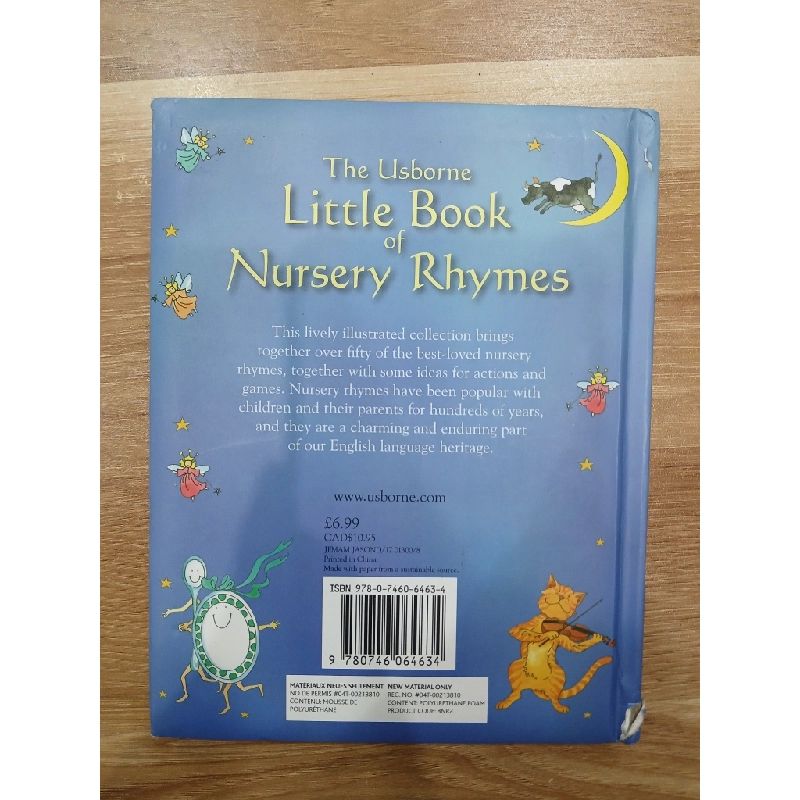 The Usborne Little Book of Nursery Rhymes  Various (Illustrated by Jo Litchfield) 531361