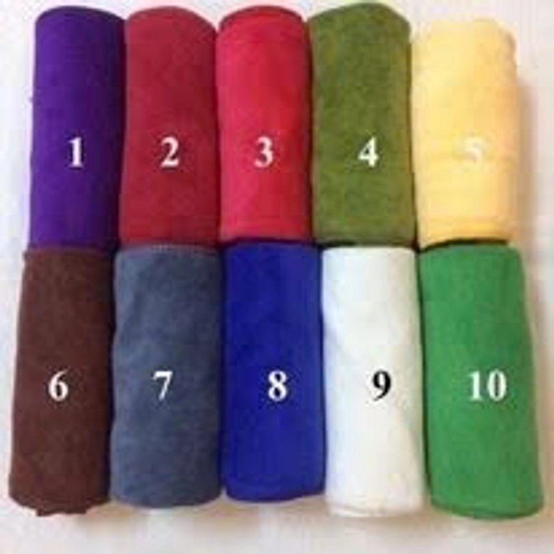 Khăn lau đa năng microfiber 35x75cm (khăn trơn + thêu, khâu theo yêu cầu Sll) 298347