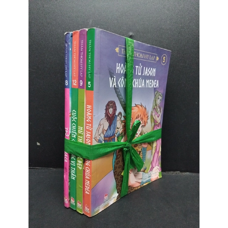 Bộ 4 tập (5,9,12,18) Thần thoại Hy Lạp mới 80% ố vàng HCM1008 TRUYỆN TRANH 916584