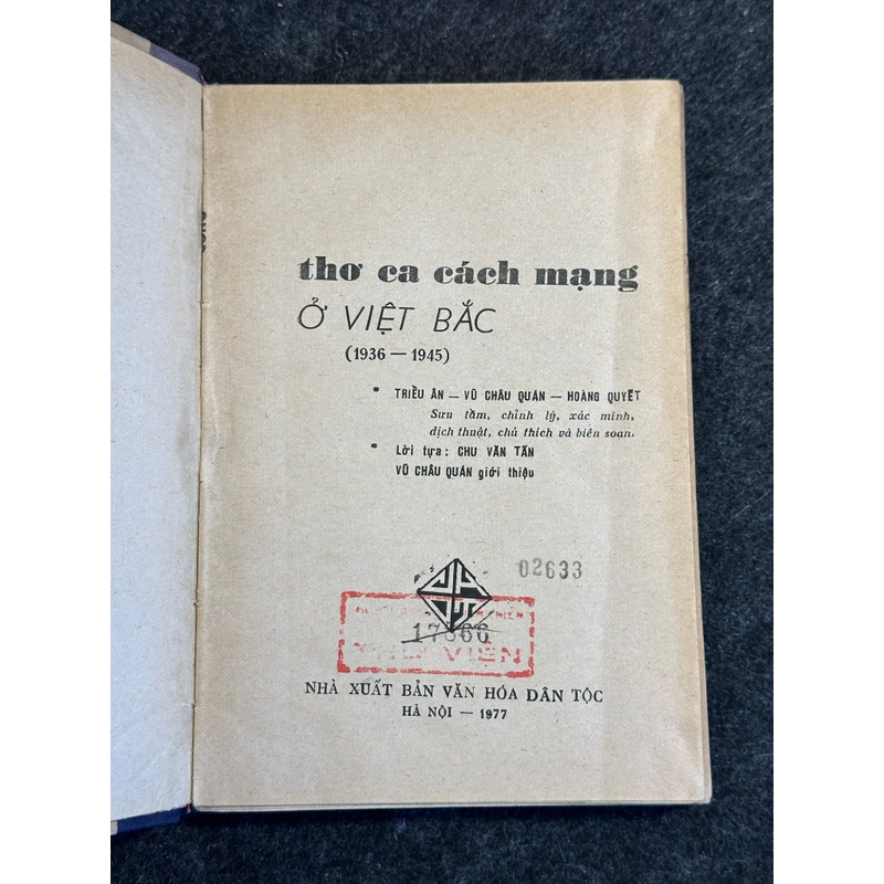 THƠ CA CÁCH MẠNG Ở VIỆT BẮC (1936–1945) 475631