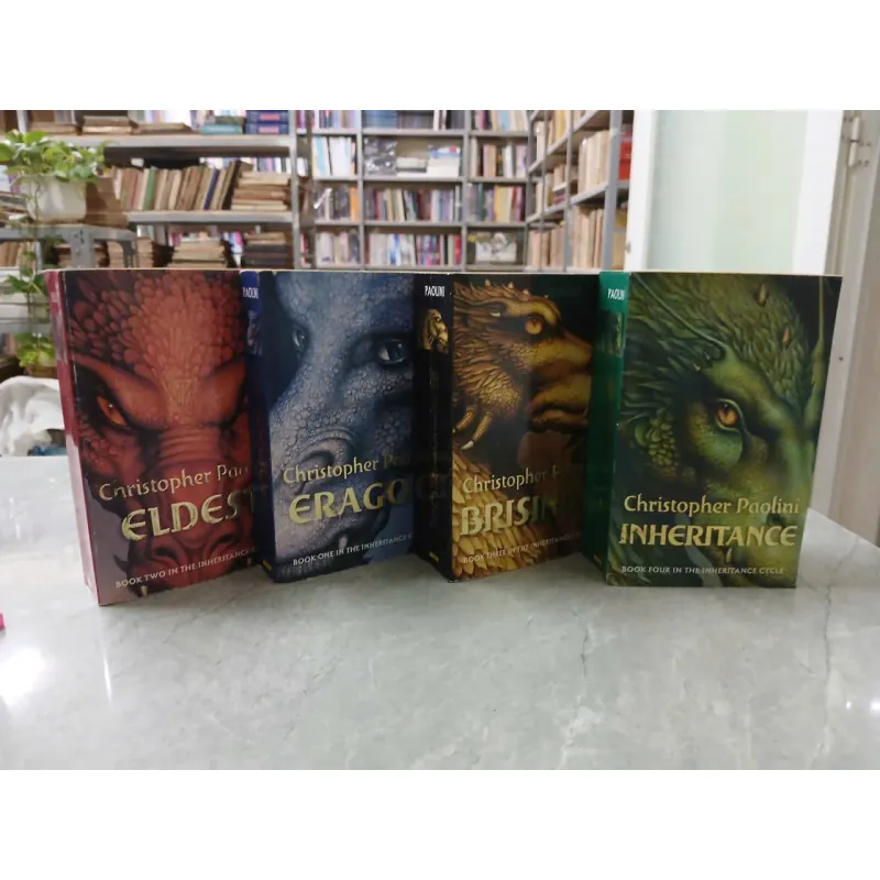 THE INHERITANCE CYCLE: EDRAGON, ELDEST, BRISINGR, INHERITANCE (BỘ 4 CUỐN DI SẢN THỪA KẾ) 707103