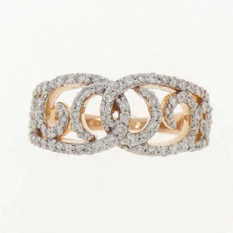 Nhẫn kim cương 750PG 673082