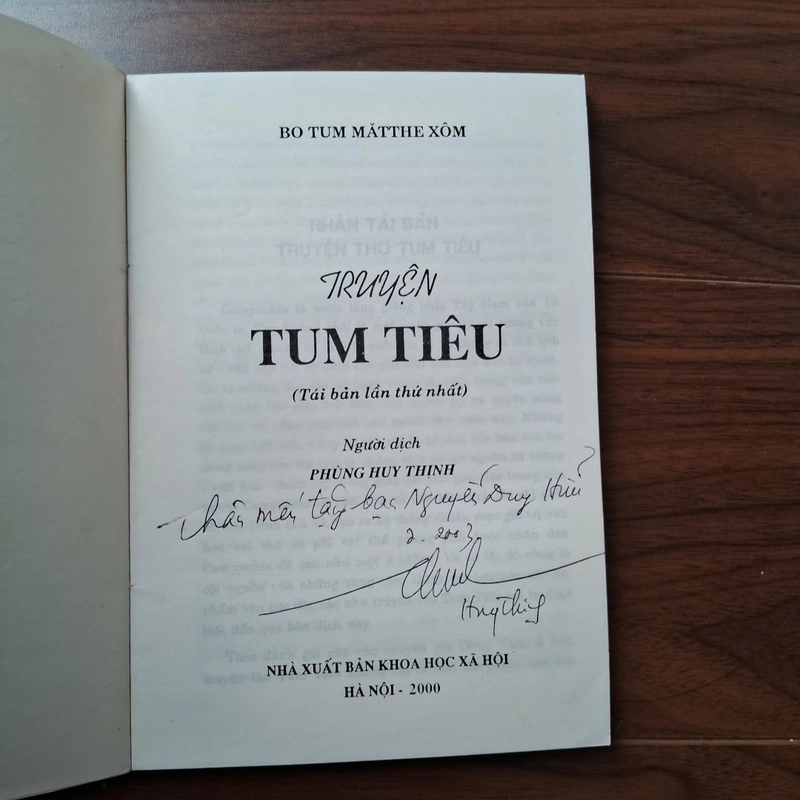 Tum tiêu - truyện thơ campuchia 506007