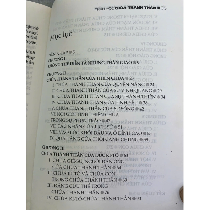 THẦN HỌC CHÚA THÁNH THẦN 541092
