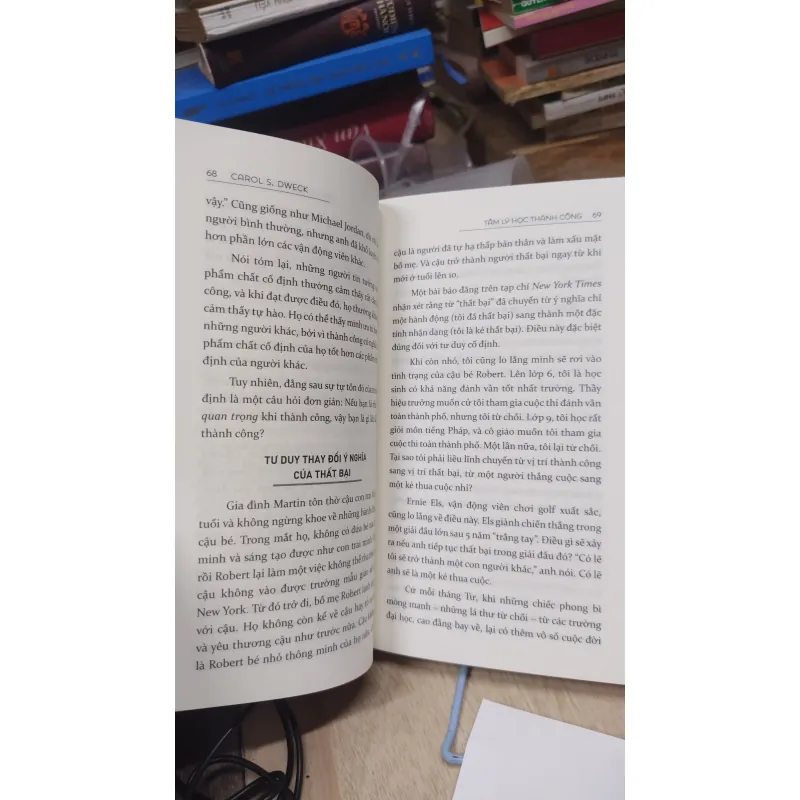 Sách: Tâm lý học thành công - TG: Carol S.Dweck (B3) 1044108