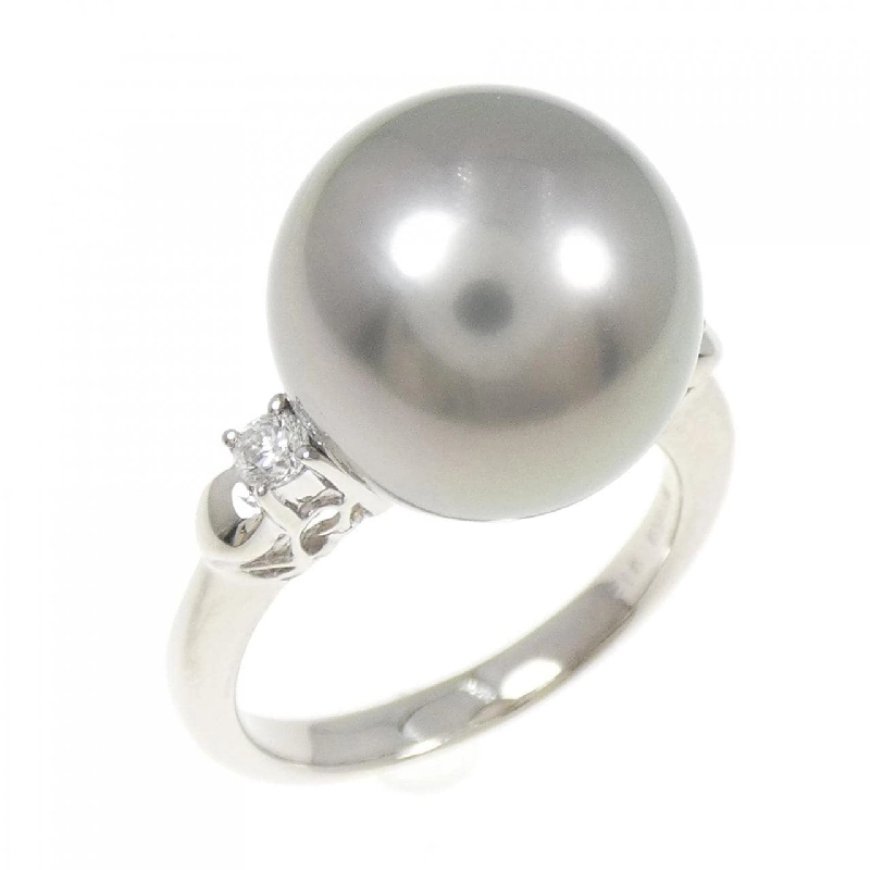 Nhẫn ngọc trai đen PT950 12.9mm - Hàng hiệu Authentic 848648