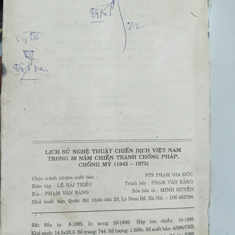 Lịch sử nghệ thuật chiến dịch Việt Nam 1945-1975 968570