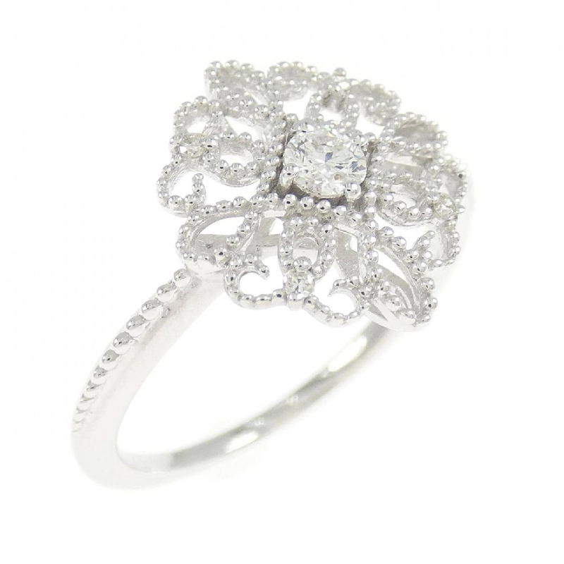 Nhẫn kim cương K18WG 0.12CT - Hàng hiệu Chính hãng 854871