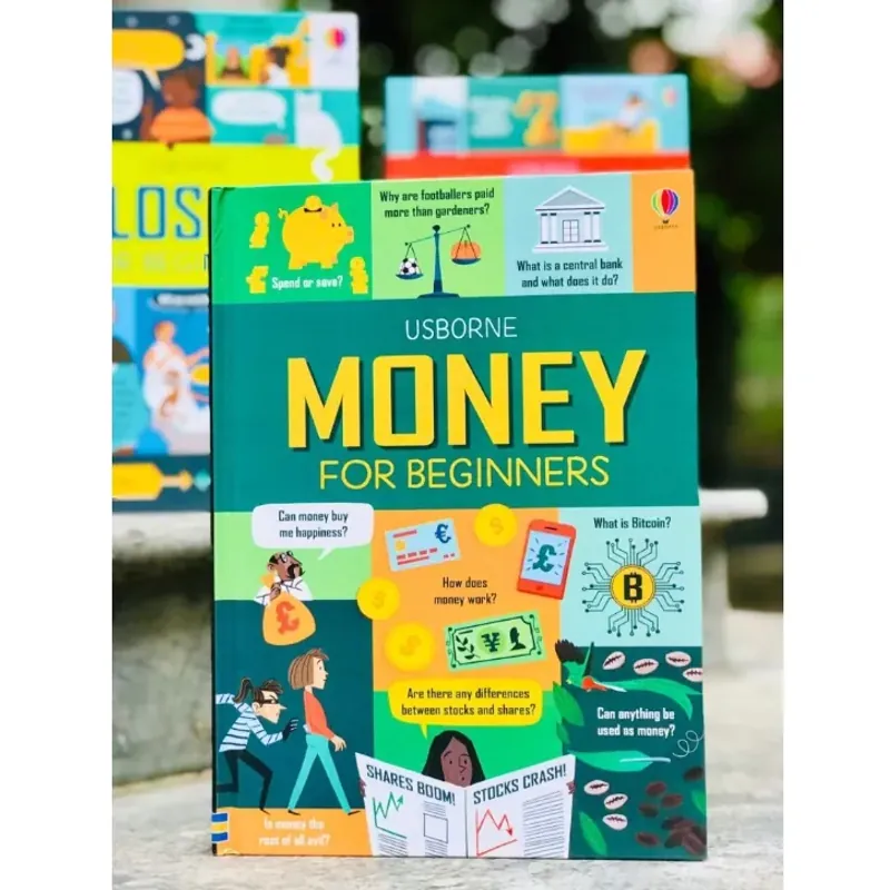 Sách tiền tệ - Usborne for beginners - Usborne tiền tệ 11 cuốn BÌA CỨNG FULL MÀU ĐẸP 1034034