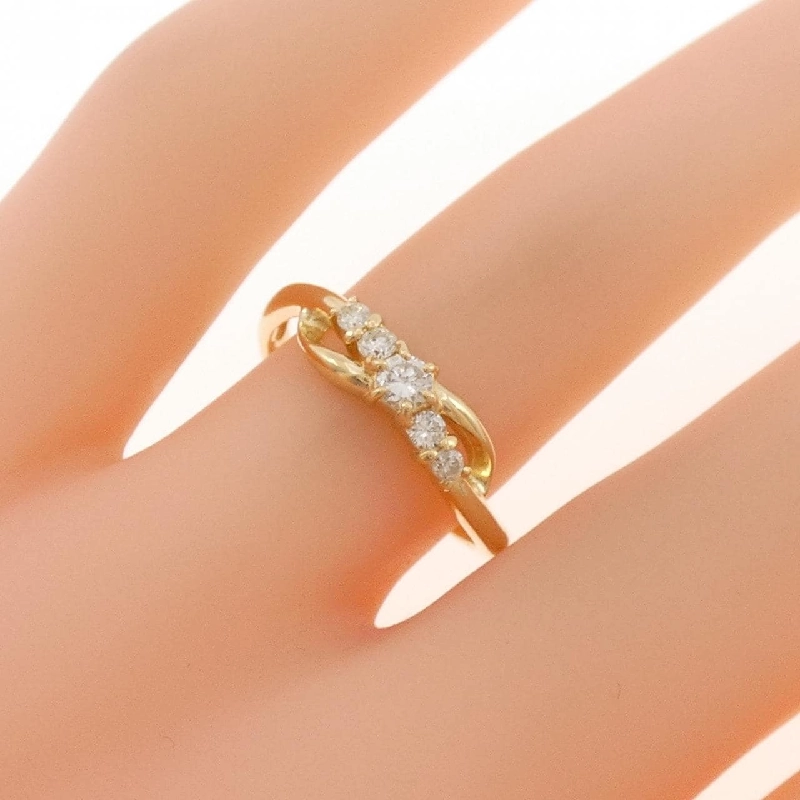 Nhẫn kim cương K18YG 0.20CT - Hàng hiệu Chính hãng 855124