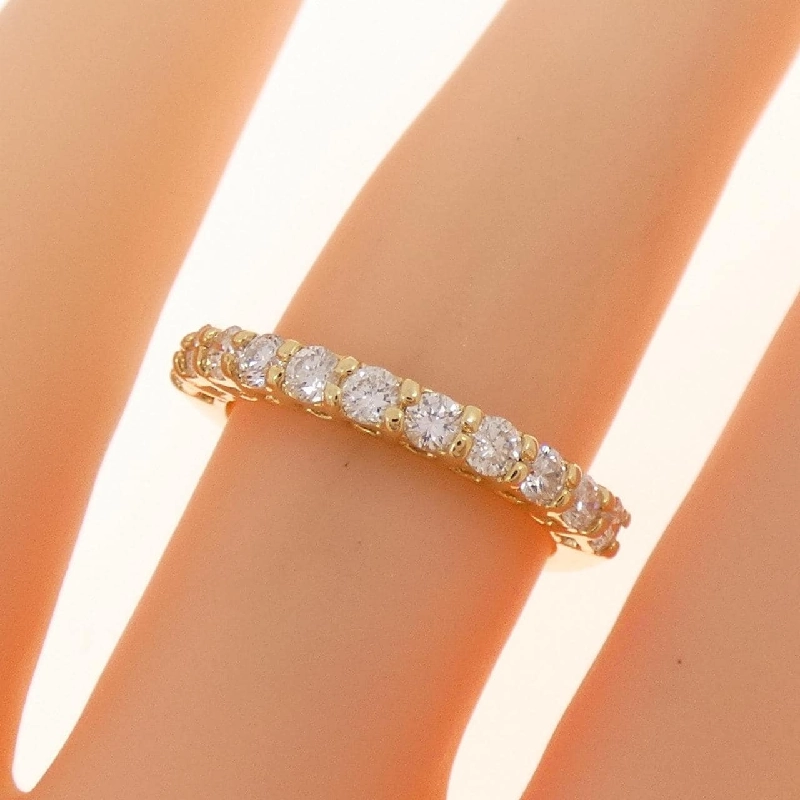 Nhẫn kim cương K18YG Half Eternity 0.43CT - Hàng hiệu Authentic 852265