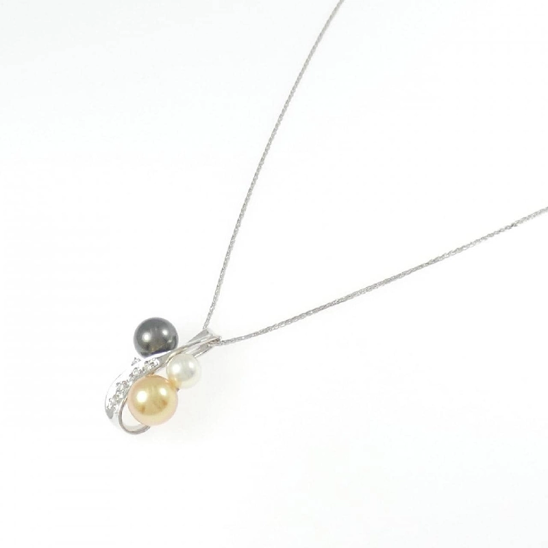 K18WG Dây chuyền ngọc trai - Hàng hiệu Authentic 862321