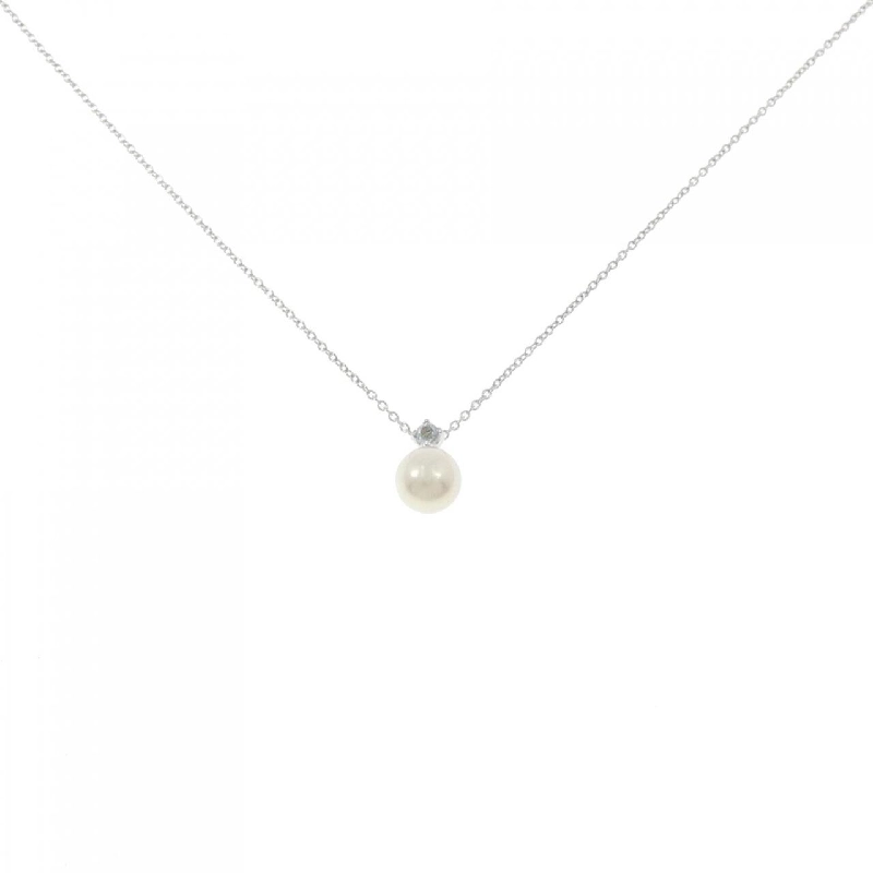 K18WG Dây chuyền ngọc trai Akoya 7.2mm - Hàng hiệu Chính hãng 856580