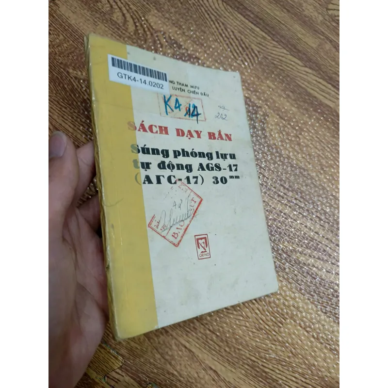 Sách dạy bắn súng phóng lựu tự động AGS-17 30mm 716347