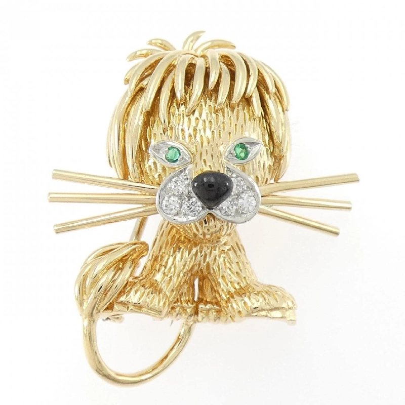 Vòng cổ và ghim trang trí đá màu Van Cleef & Arpels - Hàng hiệu Authentic 845413