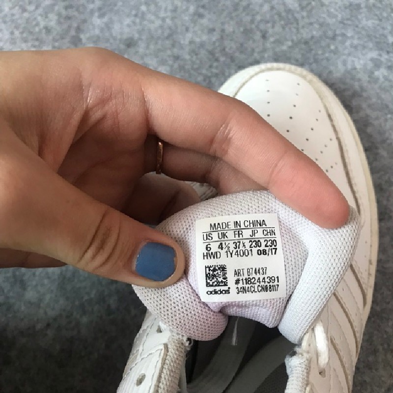 Giầy ADIDAS CHÍNH HÃNG full white màu trắng 2hand ( đã qua sử dụng) 392