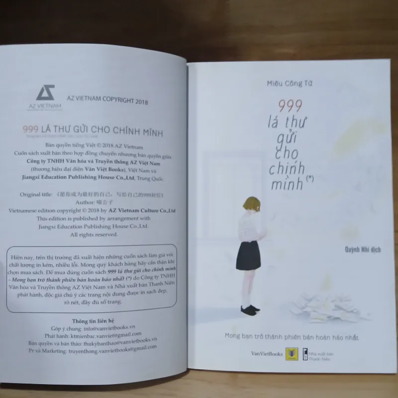 999 Lá Thư Gửi Cho Chính Mình (Tập 1, 2) - Miêu Công Tử 1009525