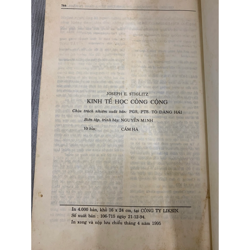 Kinh tế học công cộng - Joseph E Stiglitz. 2b5 551575