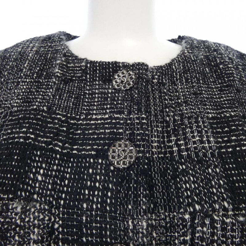 Áo khoác không cổ CHANEL - Hàng hiệu Authentic 826068