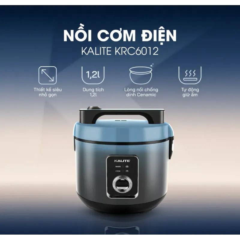 🌿 Nồi cơm Kalite – Chống dính Ceramic, bền bỉ, nấu cơm thơm ngon mỗi ngày! 707718
