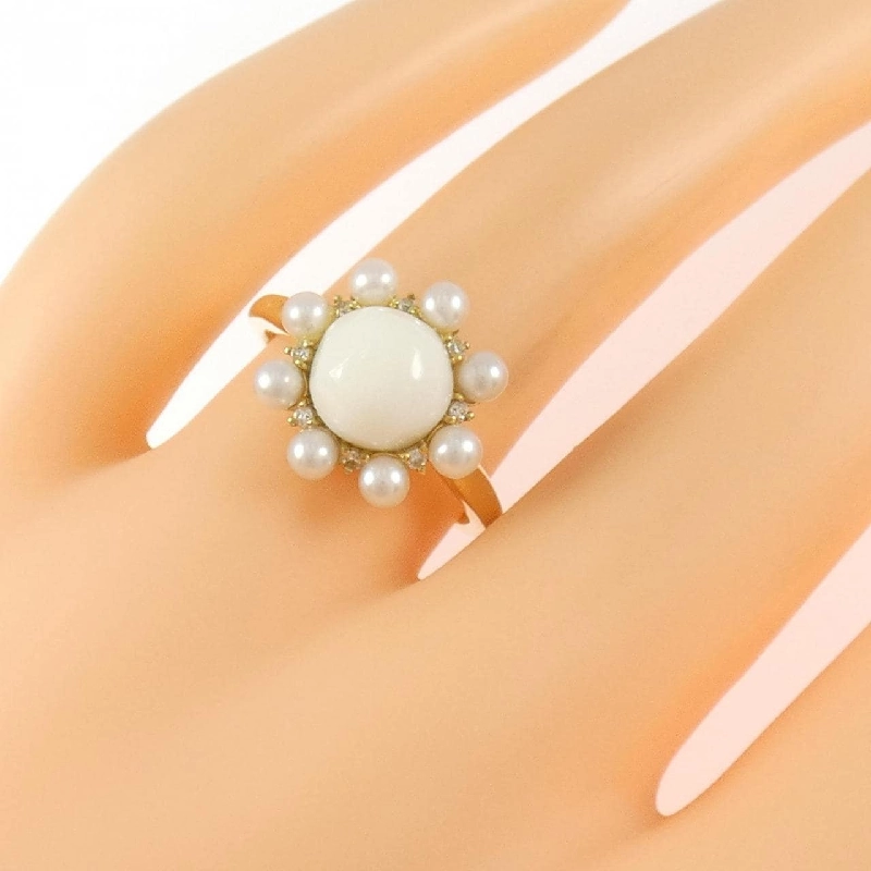 Nhẫn đá màu K18YG - Hàng hiệu Authentic 850044