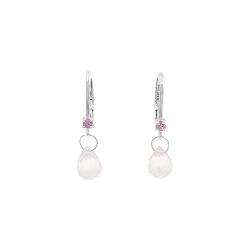 K18WG Bông tai đá hồng ngọc - Hàng hiệu Chính hãng 869761